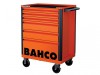 Bahco 6 Drawer B Tool Trolley K Orange