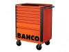 Bahco 7 Drawer B Tool Trolley K Orange