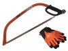 Bahco 53cm (21in) Bowsaw With Gloves & 2 Extra Blades