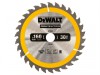 DEWALT Construction Circular Saw Blade 160 x 20mm x 30T