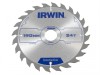 IRWIN Construction Circular Saw Blade 190 x 30mm x 24T ATB