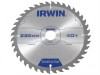 IRWIN Construction Circular Saw Blade 235 x 30mm x 40T ATB