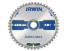 IRWIN Construction Mitre Circular Saw Blade 250 x 30mm x 48T ATB/Neg