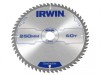 IRWIN General Purpose Table & Mitre Saw Blade 250 x 30mm x 60T ATB