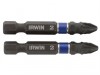 IRWIN Impact Screwdriver Bits Pozi PZ2 50mm Pack of 2