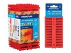 Rawlplug Red UNO Plugs (Pack 288 + 96 Red)