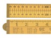 R.S.T. Wooden Folding Rule 1000mm/39in RSR073
