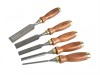 Stanley Bailey Chisel 5 Piece Set in Leather Pouch
