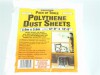 Stanley Polythene Dust Sheets (3) 3.6 x 3.6m 1-29-285