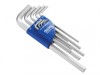 Britool Hex Key Set 9 Piece Long Arm Imperial (3/32-3/8in)