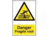 Scan Danger Fragile Roof - PVC (200 x 300mm)