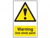 Scan Warning Anti Climb Paint - PVC (200 x 300mm)