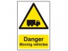 Scan Danger Moving Vehicles - PVC (400 x 600mm)