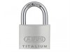 ABUS Mechanical 64TI/40mm TITALIUM Padlock Twin Pack