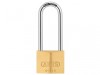 ABUS Mechanical 65/40mm Brass Padlock 63mm Long Shackle Keyed Alike 404