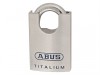 ABUS Mechanical 96CSTI/50mm TITALIUM Closed Shackle Padlock Keyed Alike KA7565