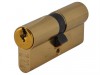 ABUS Mechanical E60PB Euro Double Cylinder Polished Brass 35mm / 35mm Box