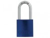 ABUS Mechanical 72/40mm Aluminium Padlock 40mm Long Shackle Blue Keyed Alike TT60121