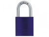ABUS Mechanical 72/40mm Aluminium Padlock Violet Keyed Alike TT04072