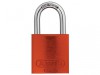 ABUS Mechanical 72/40mm Aluminium Padlock Orange Keyed Alike TT02767