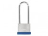 ABUS Mechanical 50mm Silver Rock 5 Padlock Long Shackle 80mm Keyed Alike