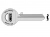 Abus 85/70 Left Hand Key Blank