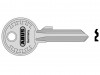 Abus 24-26-28 Right Hand 4/5 Key Blank