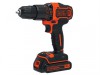 Black & Decker BDCHD18KB 2 Speed Combi Drill 18V 2 x 1.5Ah Li-Ion