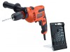 Black & Decker BEH200TB Heritage Drill with Drill Bit Set 500W 240V