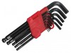 BlueSpot Tools Long Arm Ball End Hexagon Key Set of 13 Metric (1.27-10mm)