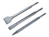 BlueSpot Tools SDS-plus Chisel Set 3 Piece