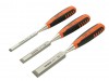 Bahco 424S Bevel Edge Chisel Set (3)