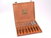 Bahco 424P Bevel Edge Chisel Set 8 Wood Box