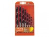Bahco Lip & Spur Wood Drill Bit Set  8 Piece 3-10mm