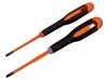 Bahco Insulated ERGO SLIM Combi Screwdriver Twin Pack