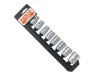 Bahco 6 Sockets Metric + Rail 1/2in Drive S80/6