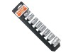 Bahco 8 Sockets Metric + Rail 1/2in Drive S80/8