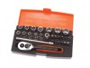 Bahco SL25 Socket Set 25 Piece 1/4in Drive Blister