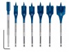 Bosch Powertool Accessories EXPERT Self Cut Speed Spade Drill Bit Set, 7 Piece