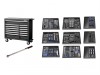 Expert E220334B Roller Cabinet Toolkit 390 Piece Black