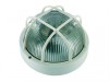 Byron White Plastic Bulkhead Light - No Bulb