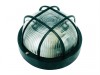 Byron Black Plastic Bulkhead Light - No Bulb