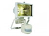 Byron ES120W Halogen Floodlight With PIR White 120 Watt