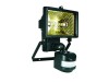 Byron ES120 Halogen Floodlight With PIR Black 120 Watt