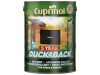 Cuprinol Ducksback 5 Year Waterproof for Sheds & Fences Black 5 Litre