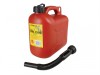 S STYLE Leaded Petrol Can & Spout Red 5 Litre