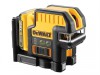 DEWALT DCE0825D1G 5 Spot Cross Line Laser Green 10.8V 1 x 2.0Ah Li-ion