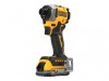 DEWALT DCF850E2T XR BL Impact Driver 18V 2 x POWERSTACK Li-ion