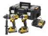 DEWALT DCK2052H2 POWERSTACK Twin Kit 2 x 5.0Ah Li-ion