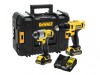 DEWALT DCK218D2T XR Twin Pack 10.8V 2 x 2.0Ah Li-ion